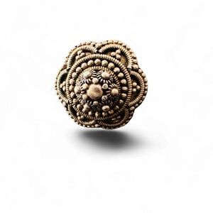 Intricate .950 silver ANTIQUE Ring made in Jerusalem